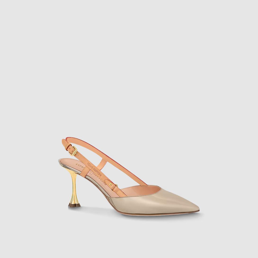 Giày Louis Vuitton Cao Gót Blossom Slingback Nữ